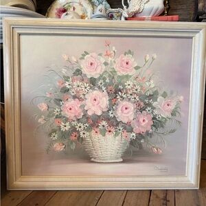 Mayfield Floral Oil Painting